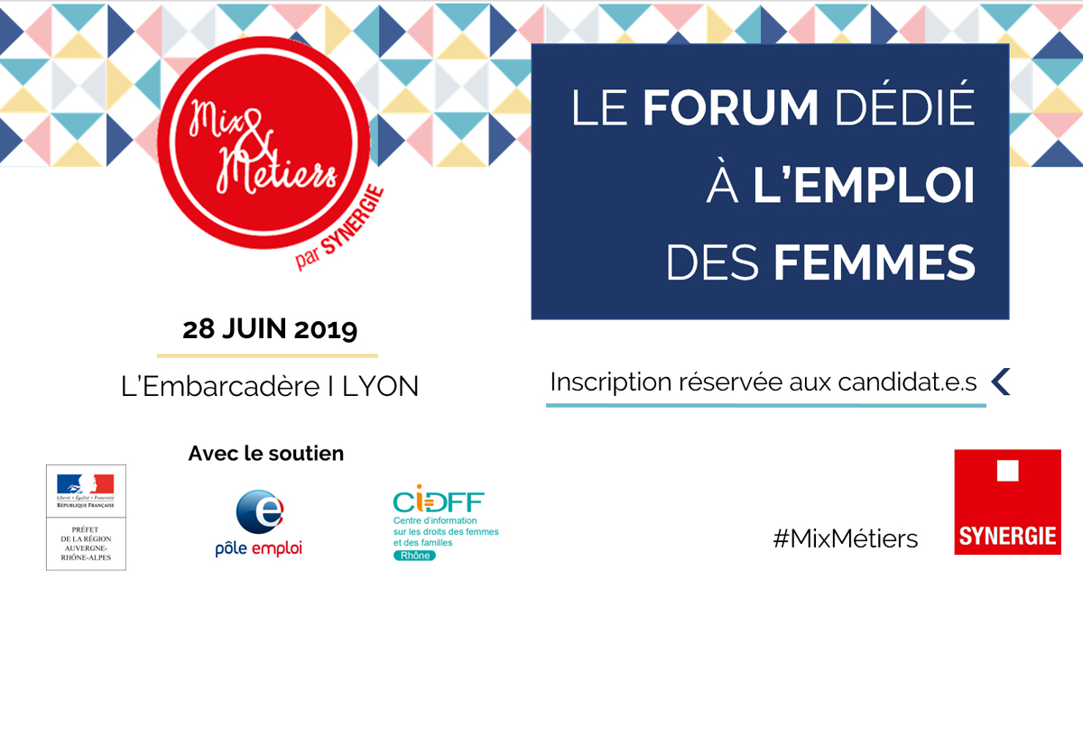 FORUM MIX & METIERS SYNERGIE X L’EMBARCADERE