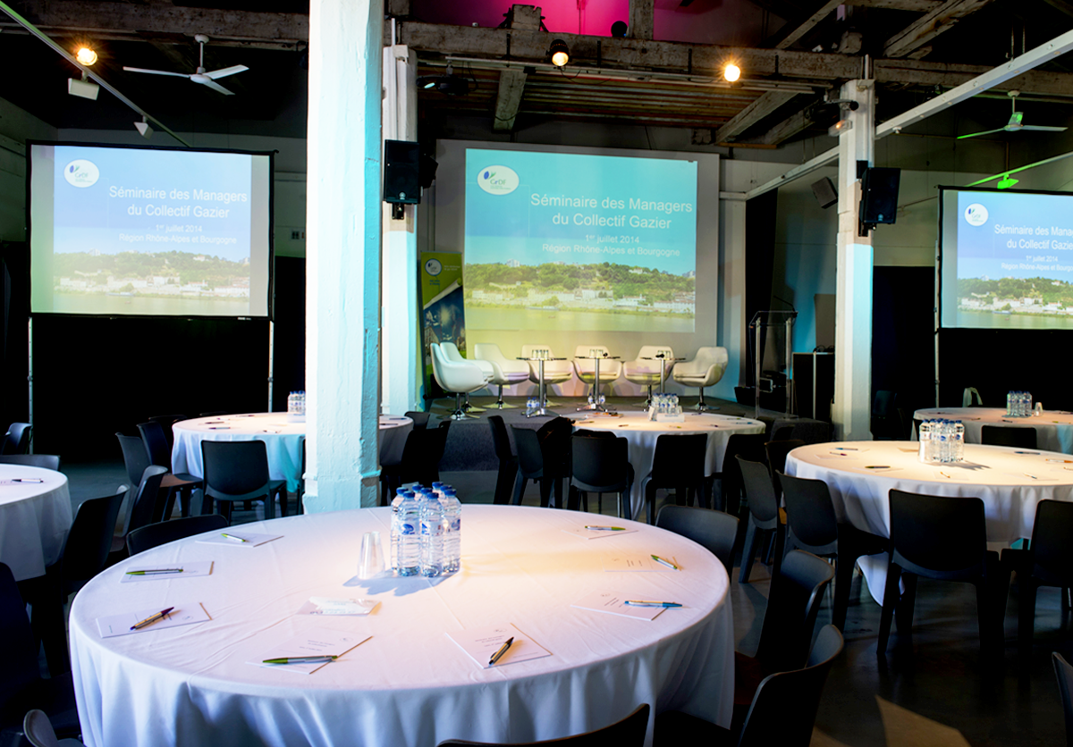 Location salle équipée pour vos diners d'entreprise à L'Embarcadère Lyon